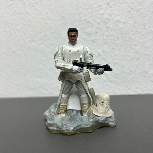 Star Wars Snowtrooper action figure used with base
