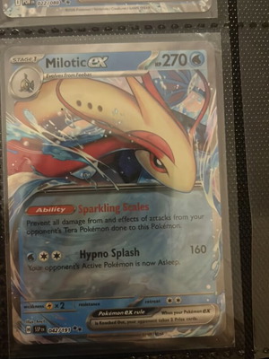 Milotic EX Pokemon card new