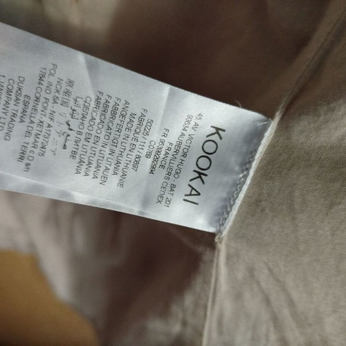 Kookai linen jacket like new, cotton blend, beige, size M