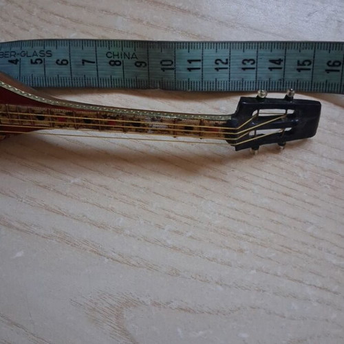 Miniature bouzouki decorative wooden 15 cm used