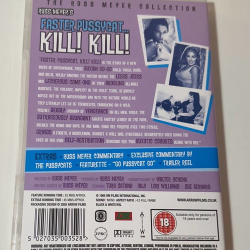 Faster Pussycat Kill...Kill! DVD like new, comedy action