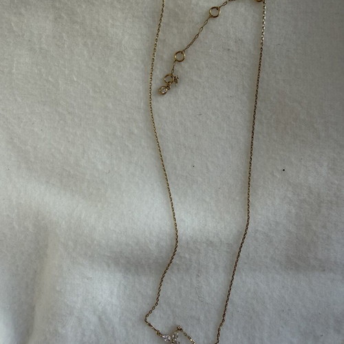 Kate Spade butterfly necklace, gold