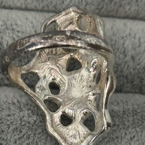 Silver ring with Swarovski crystals Jenavi new, multicolor