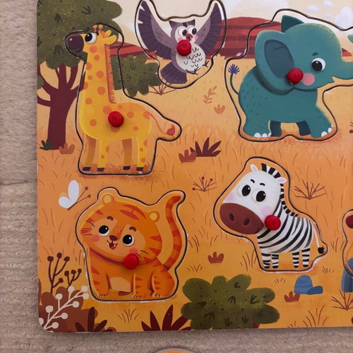 Pack of 7 baby puzzles like new