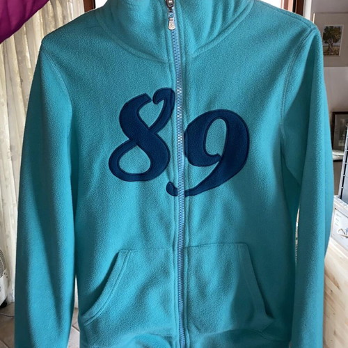 Fleece like new, turquoise, size M
