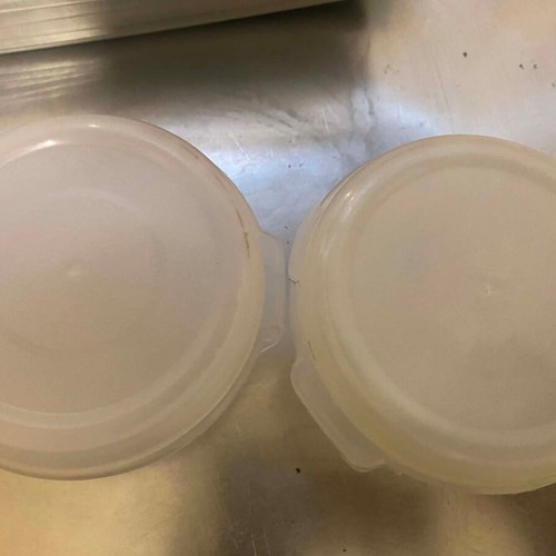 Kitchen items used, jars and storage containers set