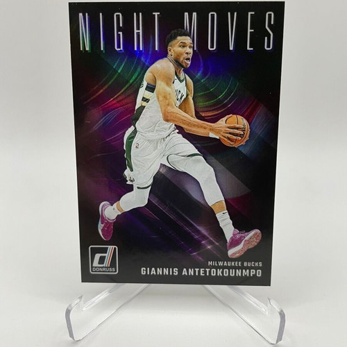 2024-25 Panini Donruss Basketball Giannis Antetokounmpo Night Moves case hit SSP #9 Milwaukee Bucks like new