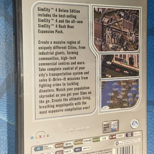 Sim City 4 Deluxe Edition PC CD ROM like new