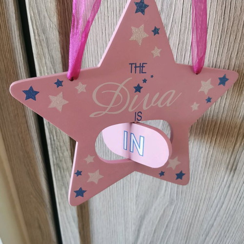 Star decoration for girl's room like new