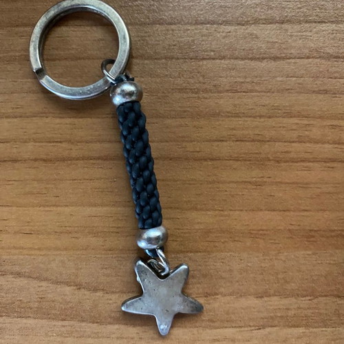 Keychain with star charm