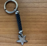 Keychain with star charm