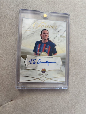 Topps Forever Barcelona Ingrid Engen αυτόγραφη κάρτα Gold Marble #25/50 σαν καινούργιο