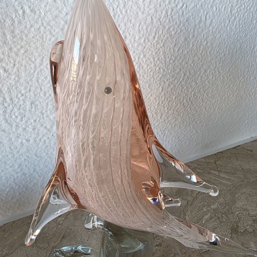 Murano glass dolphin like new