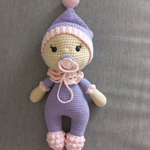 Baby handmade knitted toy new, 28 cm