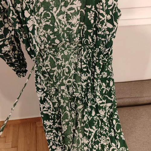 Celestino floral tunic green new with white flowers