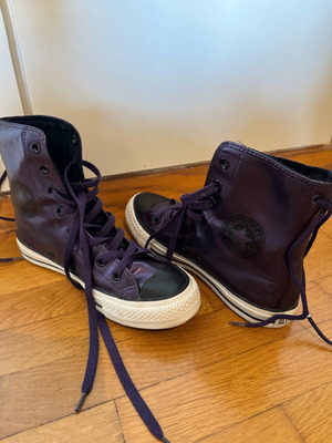 All Star Converse μωβ μποτάκι νούμερο 37.5 σαν καινούργιο