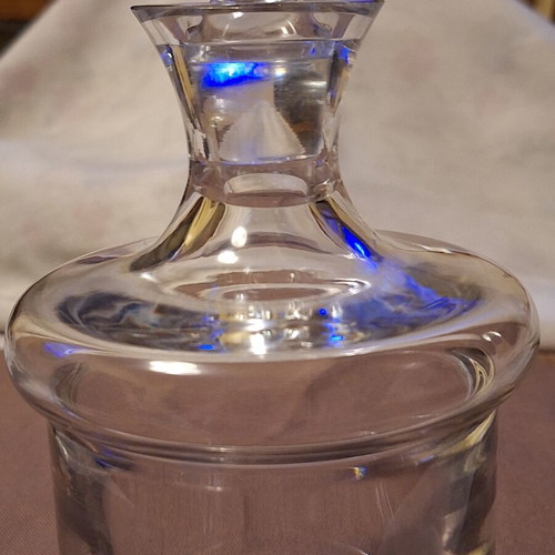 NAXMAN crystal bottle like new, 1684g, 30cm tall with stopper
