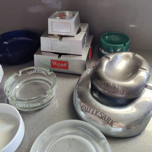 Various ashtrays