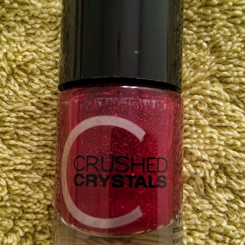 Catrice Crushed Crystals nail polish 10ml 01 Royal REDding like new