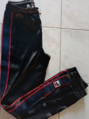 Fila satin sports pants size S like new black