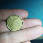 Ιταλικό κέρμα 50 λεπτών ευρώ μεταχειρισμένο, έφιππος ανδριάντας Μάρκου Αυρηλίου