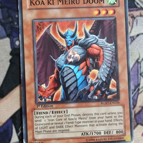 Koaki Meiru Doom Effect Monster κάρτα σαν καινούργιο