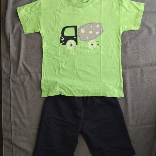 Trax set with shorts and short-sleeve shirt for 5-year-old boy
