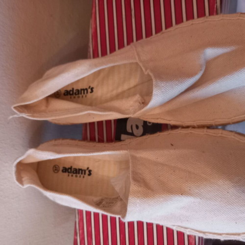 Adam's Shoes espadrilles beige size 37