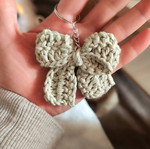 Bow keychain handmade new