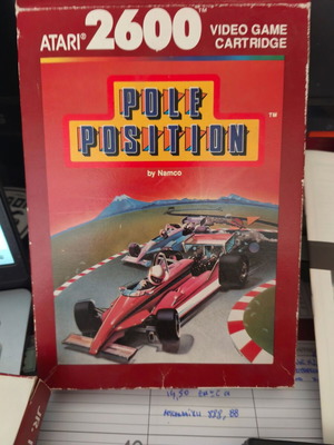 Pole Position Atari 2600 complete set used, racing game