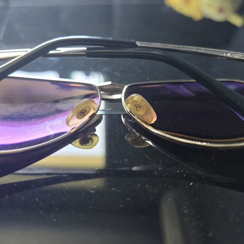 Mercedes-Benz sunglasses like new, gold frame, brown lenses