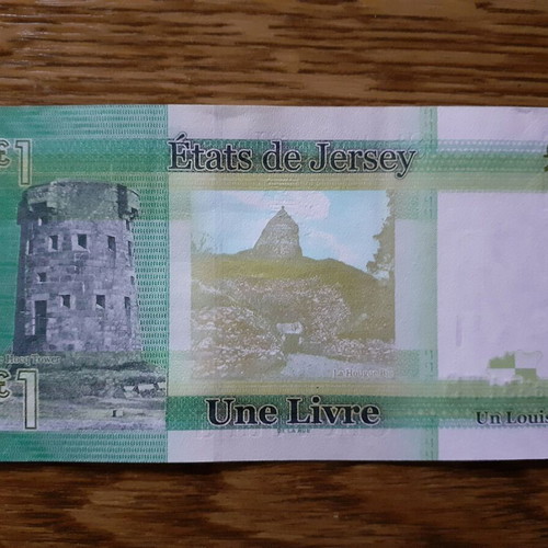 Jersey 1 Pound Banknote 2018 New