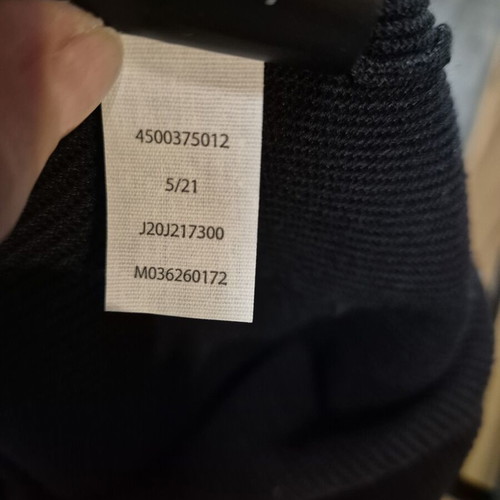 Calvin Klein skirt new, black cotton ribbed