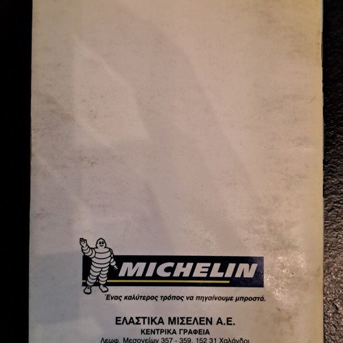 Michelin comic booklet used, Measure Your Tire Pressure 2001