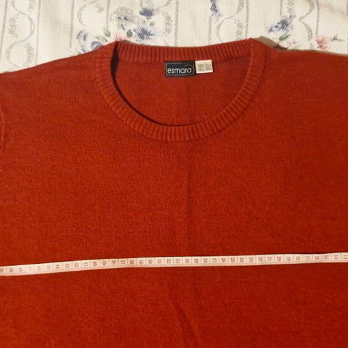 Red sweater XL like new, unworn