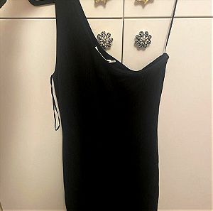 Μαύρο πλεκτο maxi φόρεμα seafolly