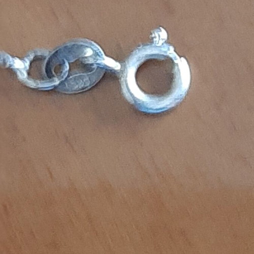 Silver necklace chain 40 cm like new