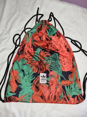 Adidas bag like new, green and orange