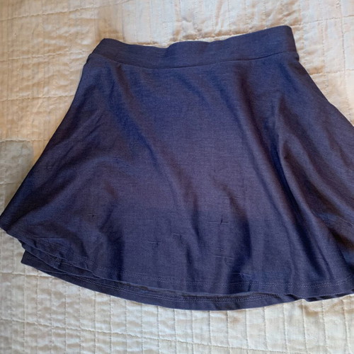 Pull & Bear skater mini skirt used, fits XS/S, blue