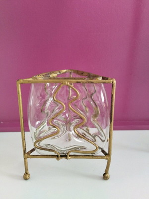 Christmas candle holder for tealight triangular