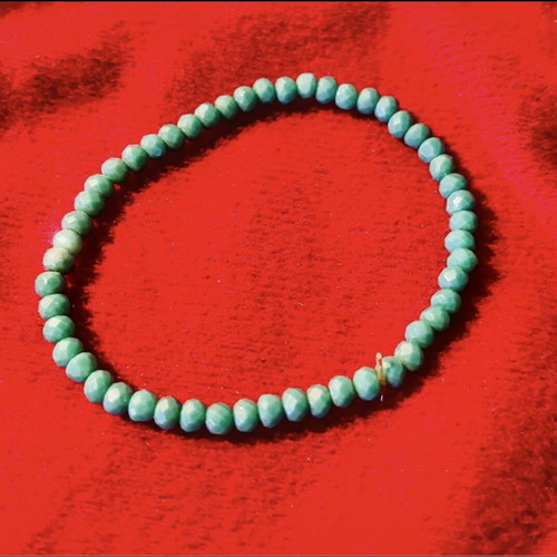 Boho bracelet set with beads, ethnic style, 3 pieces