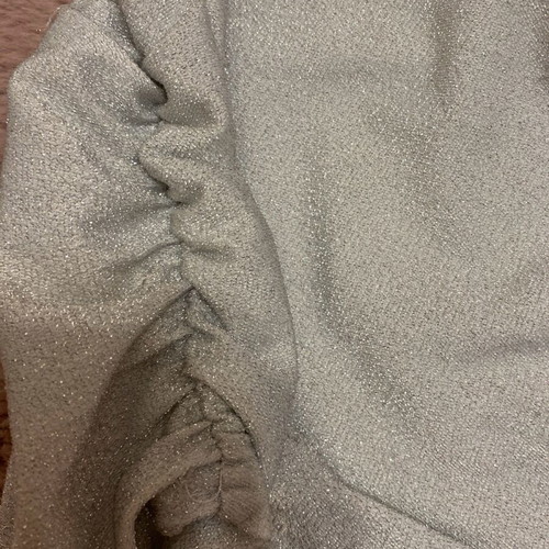 Shiny silver-gray dress like new, size S