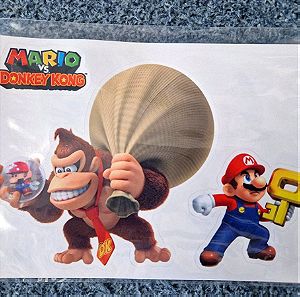 Mario vs Donkey Kong μπρελόκ & αυτοκόλλητα (Nintendo Switch)