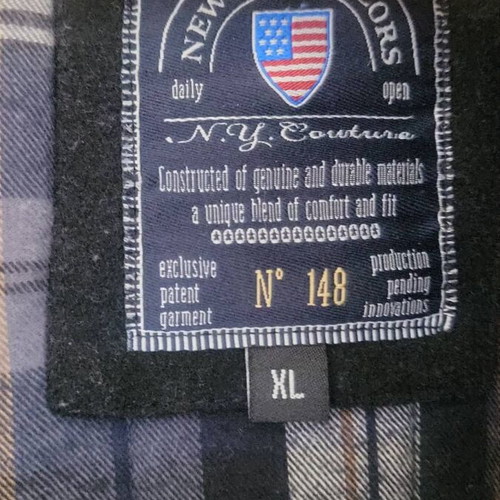 Men's Montgomery used, very warm, black, size XL