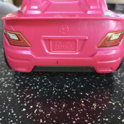 Barbie dolls with car and furniture accessories set