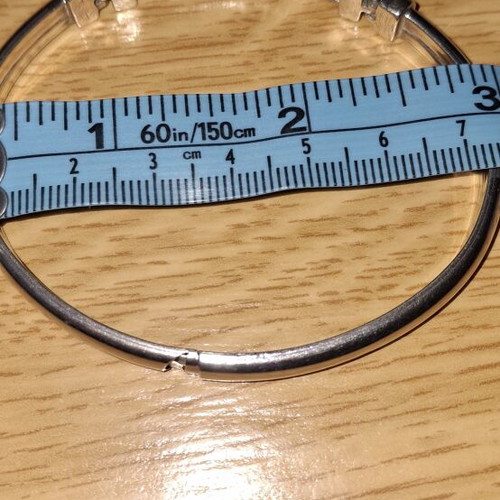 Silver 925 hammered bracelet like new