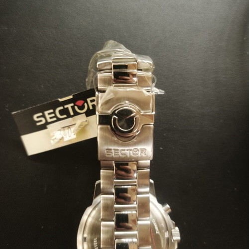 Sector 200 Chronograph watch with green bezel, full set NOS