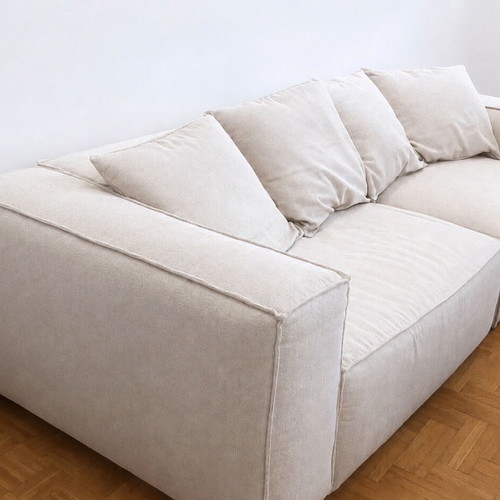 Bergamo beige modular sofa M250xW110cm