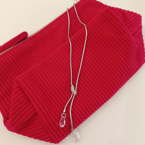 Swarovski necklace with crystal pendants
