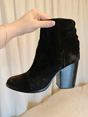 RAG & BONE leather ankle boots used, black